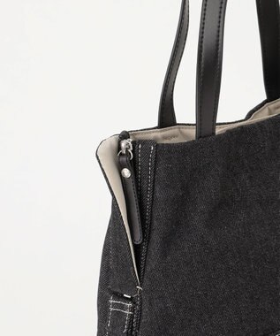 Y'SACCS デニムトートバッグ　Sサイズ ブラック【WEB限定カラー】