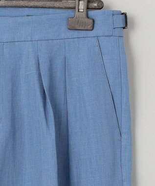 GOTAIRIKU 麻素材【MADE IN ITALY】BERWICH スラックス(SCOTCH) ブルー系