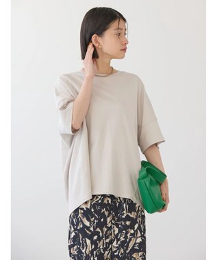 AMERICAN HOLIC ＵＶカット＋接触冷感　コクーンカットプルオーバー Gray Beige