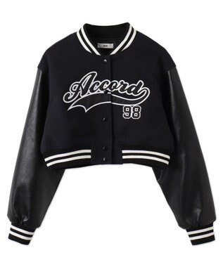 WEGO スタジアムロゴショートスタジャン ブラックその他