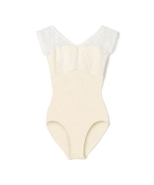 Chacott フレンチスリーブレオタード レモンクリーム