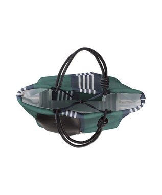 ROOTOTE 1084【手洗い可能】SC.デリ.ストライプ.ウエッファ-B 02：グリーン