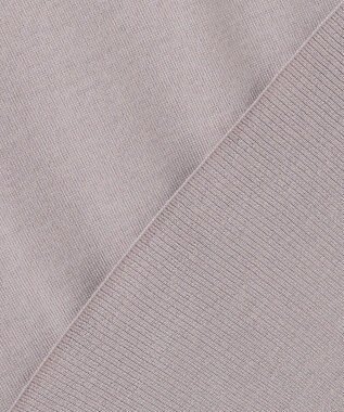 23区 L 【洗える】コンパクトウール ロングベスト ライトグレー系