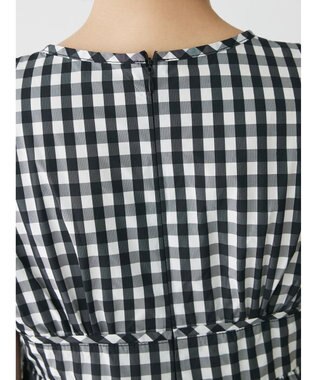 Green Parks コルセット風ミニワンピースⅡ Gingham Check