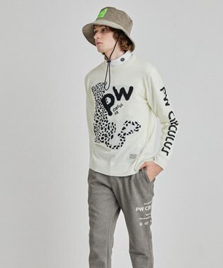 PW CIRCULUS 【MEN】LEOPARD ジャガードニット ホワイト系