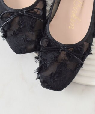 Bridget Birkin 【Bridget Birkin】シアージャガードパンプス ブラック雑材