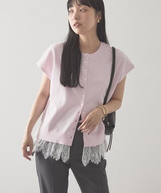 AMERICAN HOLIC 【前後2WAY】裾レースベスト Pink