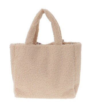 Maison de FLEUR リボンベアショルダートートバッグ Beige