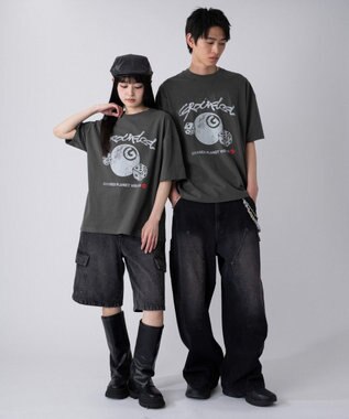 WEGO 【ユニセックス着用ITEM/SMLサイズ展開】アソートグラフィックBIG　T2（SS） 柄4