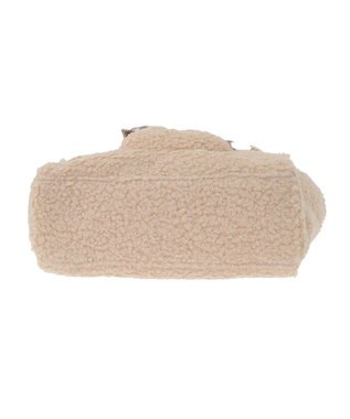 Maison de FLEUR リボンベアショルダートートバッグ Beige