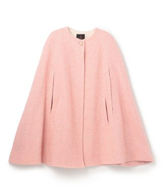 TOCCA 【消臭】SNOWBERRY POCKET TWEED ポンチョ ピンク系5