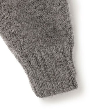 JOSEPH HOMME ファインアルパカ　Vネックニット ライトグレー系