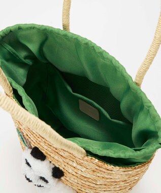 TOPKAPI 【TREASURE TOPKAPI】アニマル カゴバッグ ディープグリーン