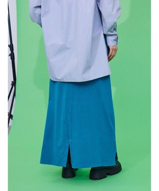 AMERICAN HOLIC ピグメント加工タイトカットスカート Blue