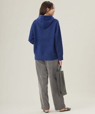 自由区 フォックスウール フーディー ブルー