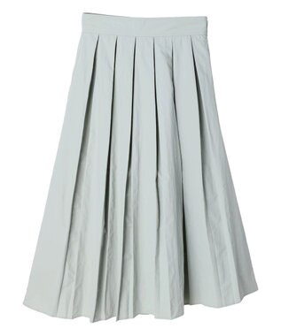 Green Parks armonia．ボリュームフレアスカート Sax