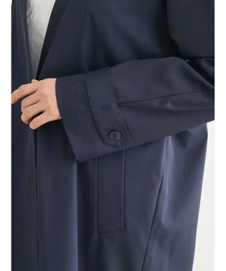 Green Parks 撥水加工　ケア楽着流しコート Navy