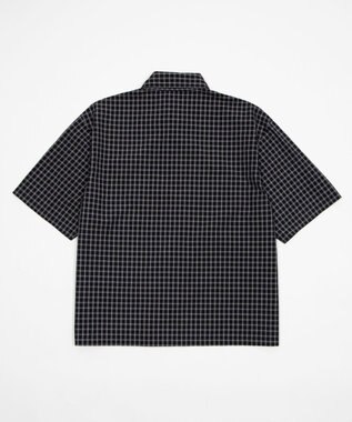 WEGO 【ユニセックス着用ITEM/MLサイズ展開】ミニチェックシャツ（SS） ブラックチェック1