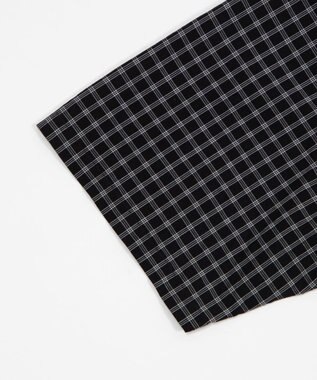 WEGO 【ユニセックス着用ITEM/MLサイズ展開】ミニチェックシャツ（SS） ブラックチェック1