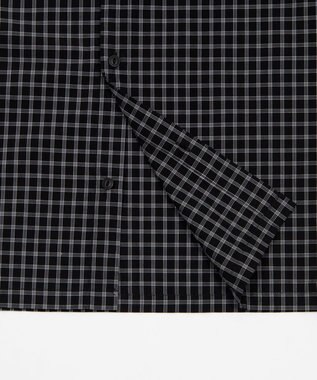 WEGO 【ユニセックス着用ITEM/MLサイズ展開】ミニチェックシャツ（SS） ブラックチェック1