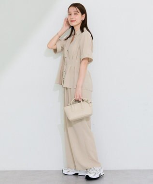 Green Parks ＳＥＴ２点　シャツパンツセットアップ Beige