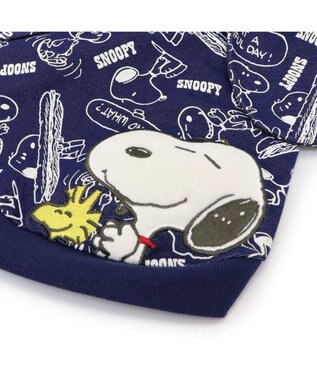 PET PARADISE スヌーピー パーカー 《デニム風》 中型犬 ネイビー
