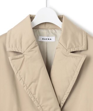 23区 【SACRA】パディングタフタ ショートコート [23区別注]ベージュ系
