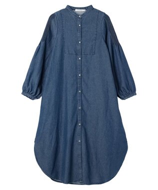 AMERICAN HOLIC デニムフレアシャツワンピース Indigo