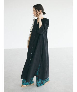 CRAFT STANDARD BOUTIQUE ジョーゼットワンピース Black