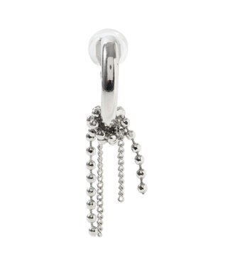 YECCA VECCA チェーンフリンジイヤリング Silver