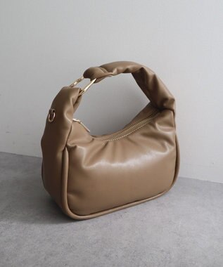 Green Parks ・ｃａｃｈｅ　ｃａｃｈｅ　メタルアクセントミニショルダー Beige