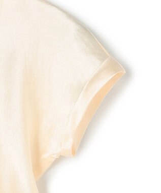 BEIGE， CYANO / サテン ドレープブラウス Ecru