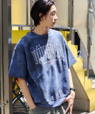 WEGO 【ユニセックス着用ITEM/MLサイズ展開】スノーパターンポンチT（SS） ブルー