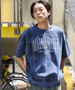 WEGO 【ユニセックス着用ITEM/MLサイズ展開】スノーパターンポンチT（SS） ブルー