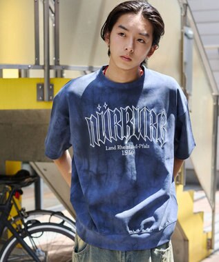 WEGO 【ユニセックス着用ITEM/MLサイズ展開】スノーパターンポンチT（SS） ブルー