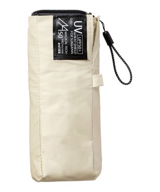 MOONBAT 【遮光100％/超軽量】マジで軽い傘 晴雨兼用折りたたみ日傘 マジカルテックプロテクション 5Flat50 ベージュ