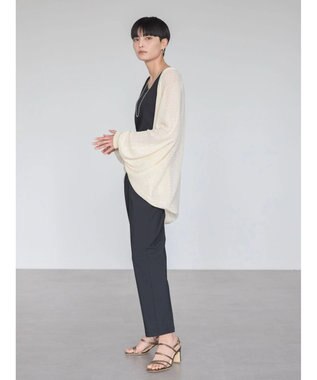 AMERICAN HOLIC ニュアンスメッシュニットカーディガン Ivory