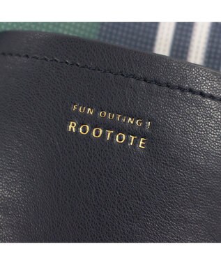 ROOTOTE 1084【手洗い可能】SC.デリ.ストライプ.ウエッファ-B 02：グリーン