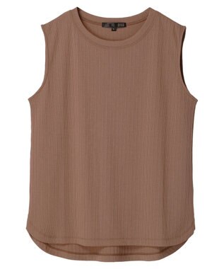 Green Parks ・ＳＵＧＡＲ　ＳＰＯＯＮ　冷感リブノースリーブ Light Brown