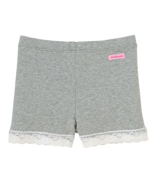 MIKI HOUSE HOT BISCUITS 【80-130cm】 裾レース オーバーパンツ