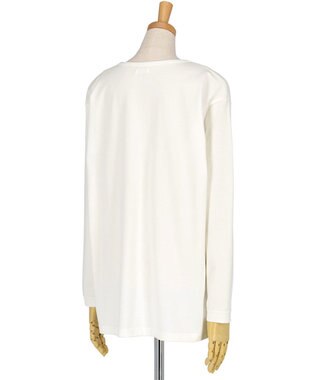 tsumori chisato SLEEP ツモリチサト トップス 長袖 ルームウェア 綿100%(本体) レディース UTX585 /ワコール アイボリー