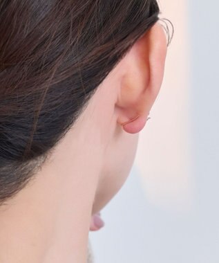 Phoebe リーフグレースビジューピアス&イヤリング　ローズゴールド ローズゴールド