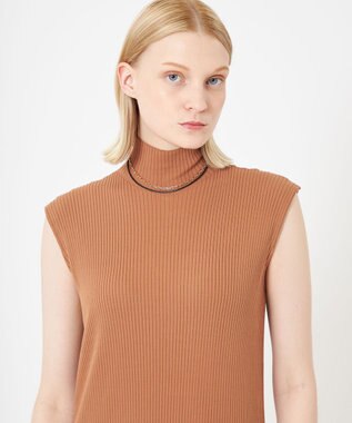 BEIGE， SILVER BERRY / レザーコンビネックレス Black