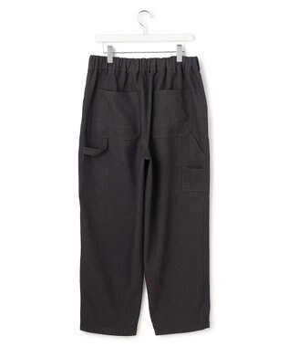 J.PRESS YORK STREET 【UNISEX】ポリエステルカルゼ ワイドペインターパンツ グレー系