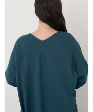 earth music&ecology ニュアンスロングカーディガン Blue Green