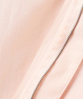 UNFILO ナイロンモッズコート ピンク