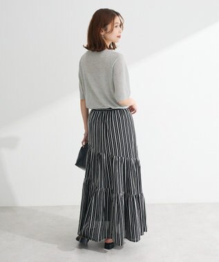 Green Parks ・Ｐｅｔｉｔ　Ｆｌｅｕｒ　ラメシアーニット Gray