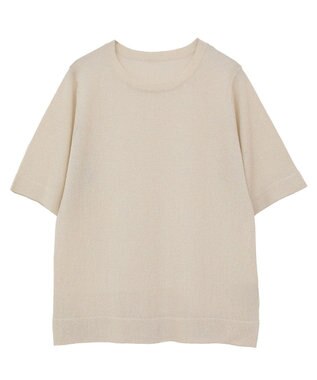 Green Parks ・Ｐｅｔｉｔ　Ｆｌｅｕｒ　ラメシアーニット Beige