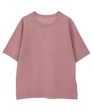 Green Parks ・Ｐｅｔｉｔ　Ｆｌｅｕｒ　ラメシアーニット Pink