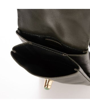 UNBILLION ペルケ perche ジェムストーンヒネリモバイルショルダー グリーン